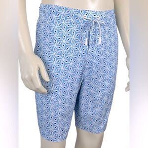 Johnnie-O Flat Front Tie Swim Shorts Like New Condition Size Medium